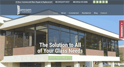 Desktop Screenshot of janssenglass.com