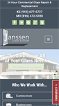Mobile Screenshot of janssenglass.com